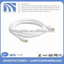 Белый мини-DP для мини-DP-кабель для Macbook